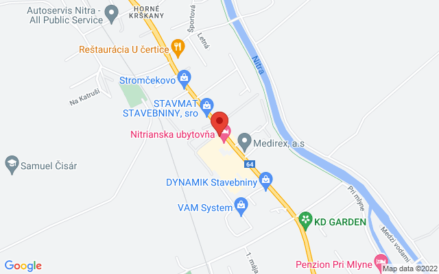 Google map: Rybárska 37